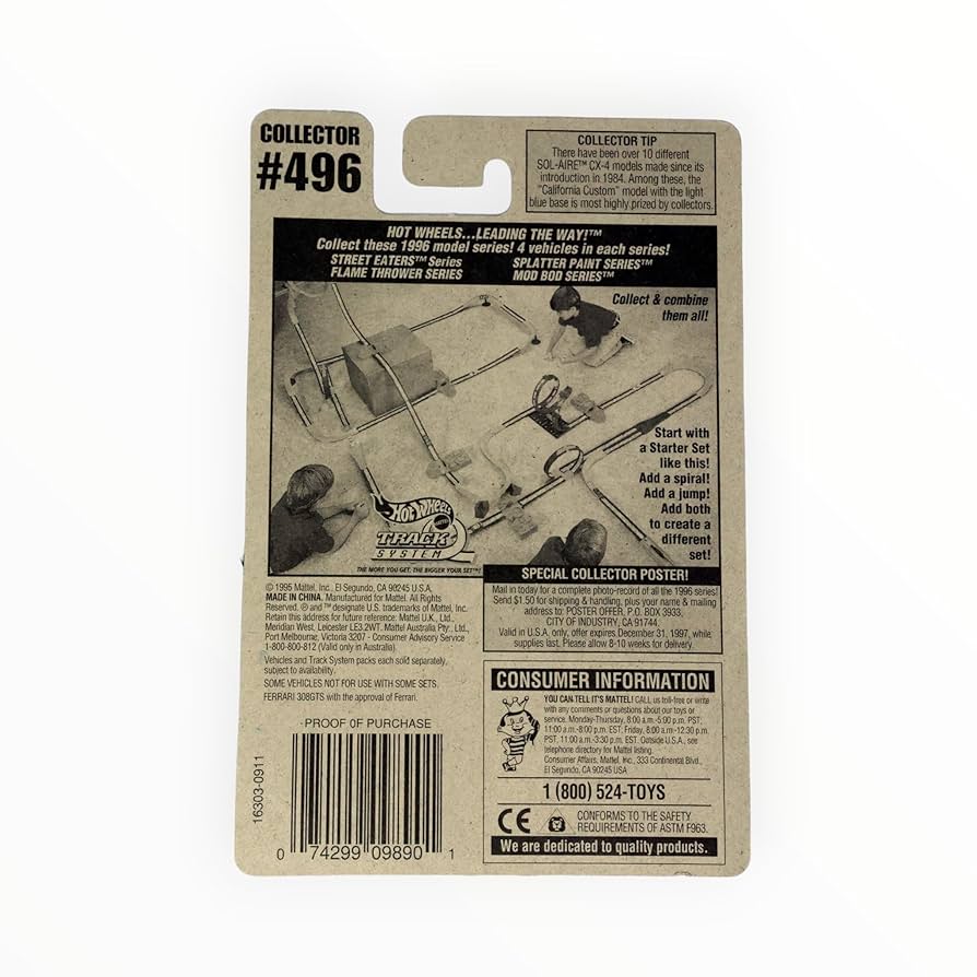 ホットウィール　Ferrari308GTS 訳あり2点セット Hot Wheels Ferrari Racer 308 GTS QUATTROVALVOLE Dark Red old